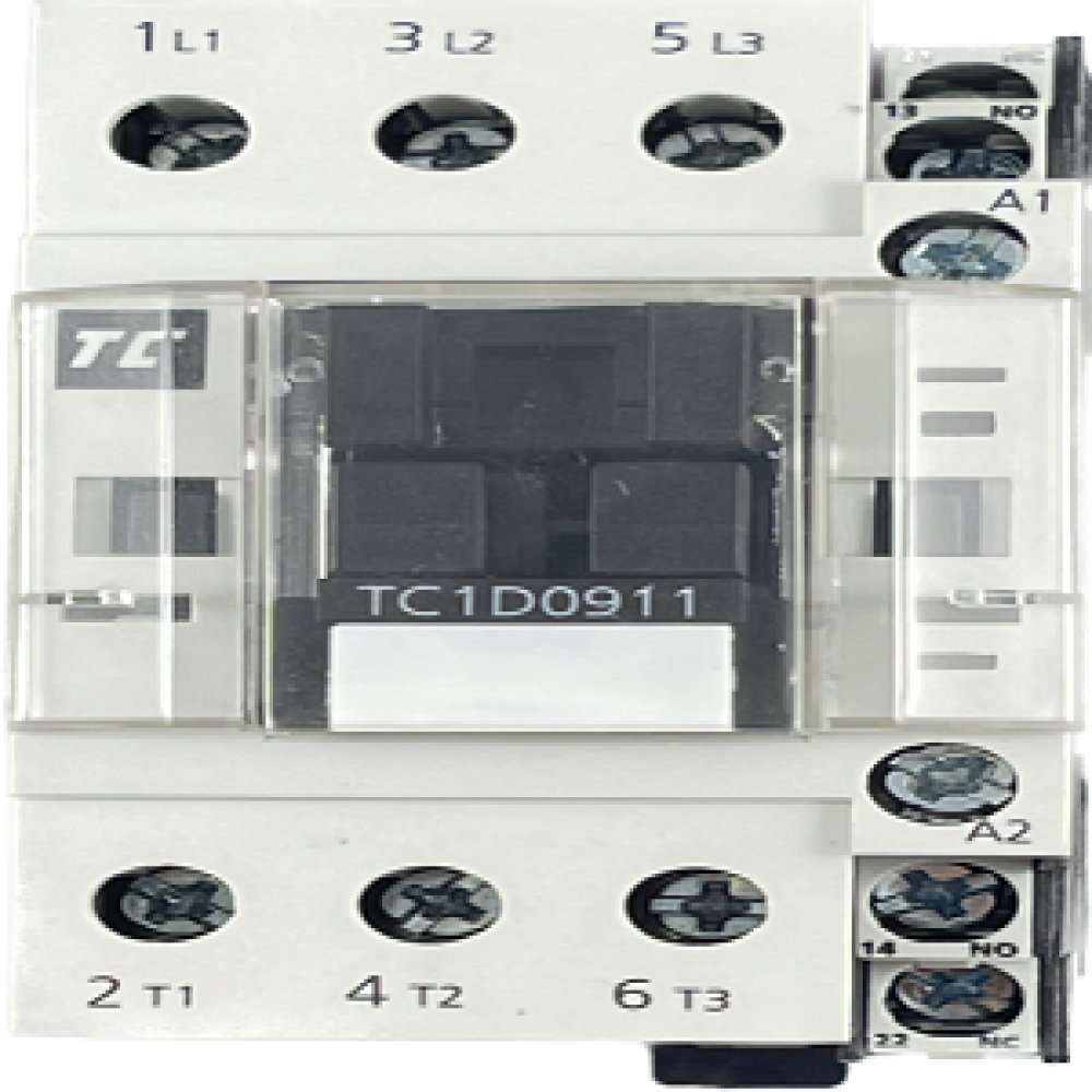 CS CONTACTOR, TC1D0911U7, 3POL 09A + 1NO,1NC COIL VOLTAGE 240 MADE IN INDIA
