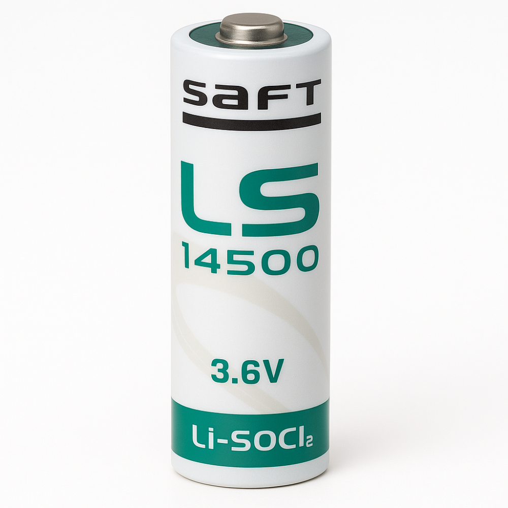 Saft LS14500 3.6V AA Lithium Battery  2600mAh Li-SOCl, Industrial Grade,