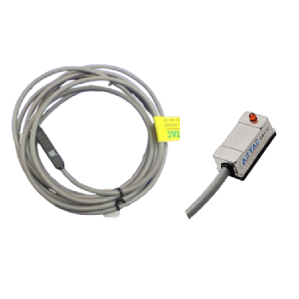 CS1U020 Pneumatic Cylinder Magnetic Reed Switch Reed Sensor, DC 5240V, 100mA, LED Indicator